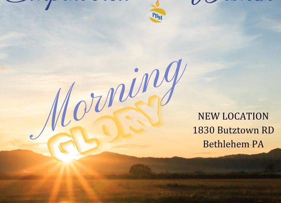 Empowered Vessels Morning GLORY Registration CLOSED